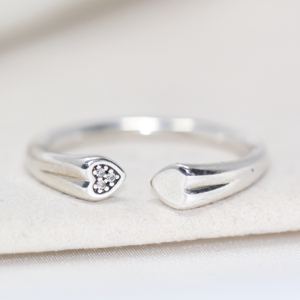 Pandora Silver Heart Ring